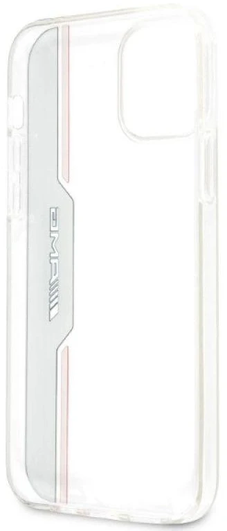 Mercedes AMG AMHCP12MTVLBR Apple iPhone 12/12 Pro 6.1″ skaidrus kietas dėklas with Electroplate Vertical design