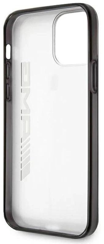 Mercedes AMG AMHCP12LAESLBK Apple iPhone 12 Pro Max skaidrus kietas dėklas Metallic Painted