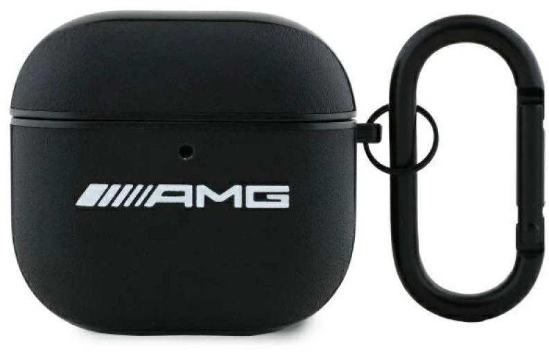 Mercedes AMG AMA4SLWK AirPods 4 dėklas baltos spalvos Leather baltos spalvos Logo