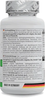 MST ArgiZinc Forte 60 Kapsulių