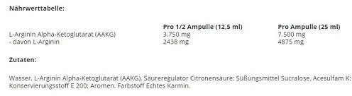 Amino rūgščių shot Olimp AAKG 7500 Extreme Shot 9 × 25 ml, vyšnių skonio