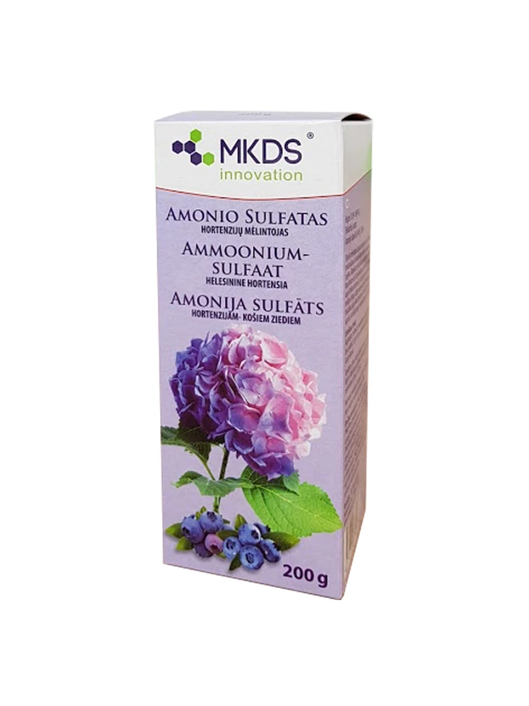 Mkds Amonio sulfatas, hortenzijų mėlintojas, 200 g