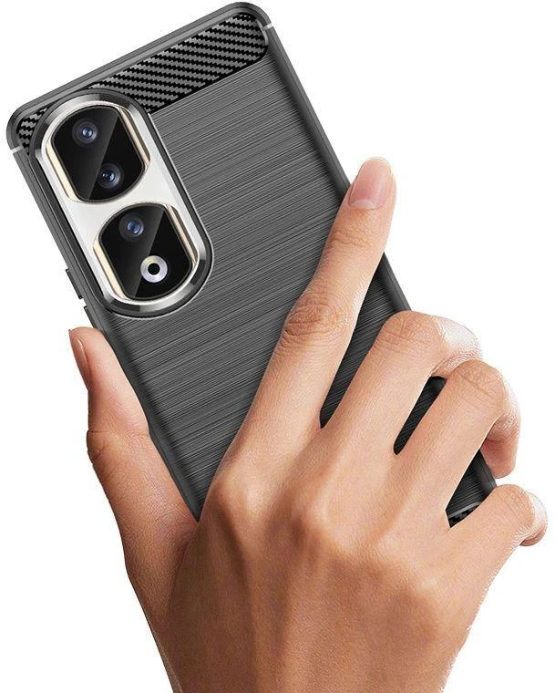 Hurtel Carbon Honor 90 Pro – dėklas telefonui juodos spalvos