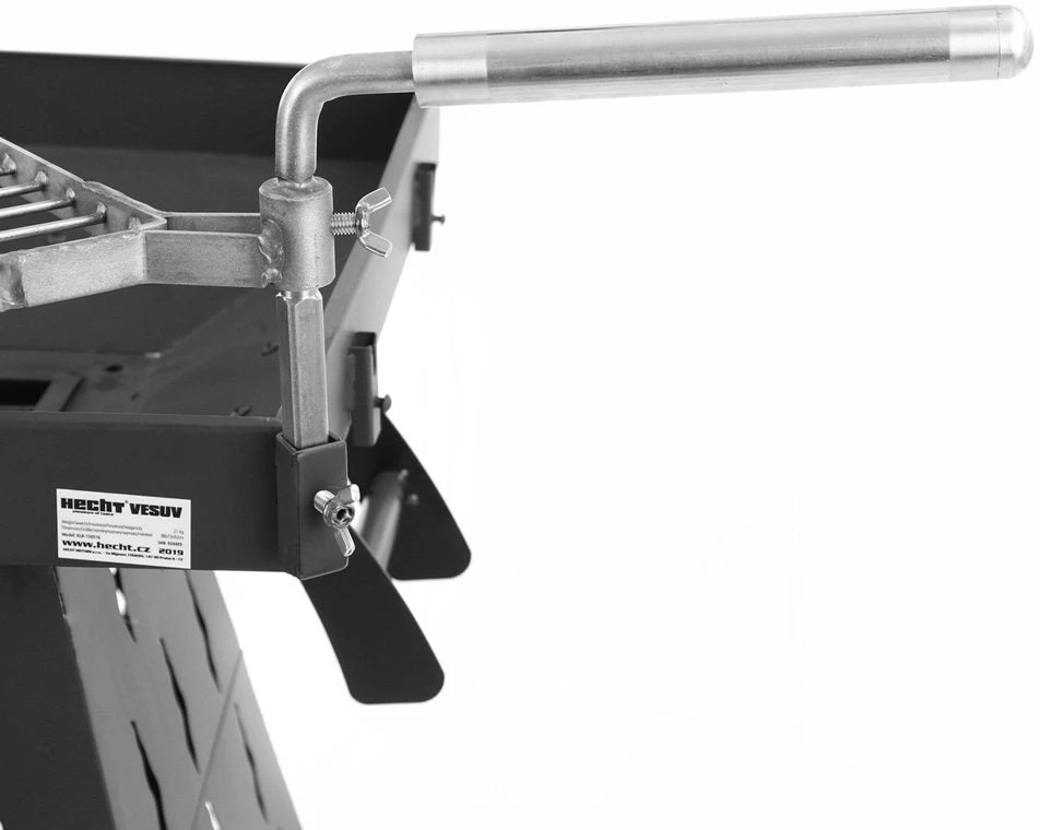 Anglinė sodo kepsninė HECHT VESUV, 1,2 mm plienas