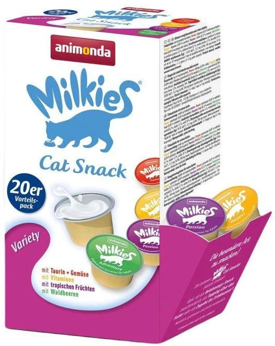 Animoda ANIMONDA Milkies Variety – skanėstas katėms – 20 x 15g