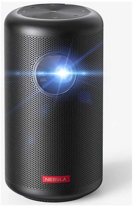 Nebula Capsule 3 1080p mini „Google TV“ projektorius, juodos spalvos