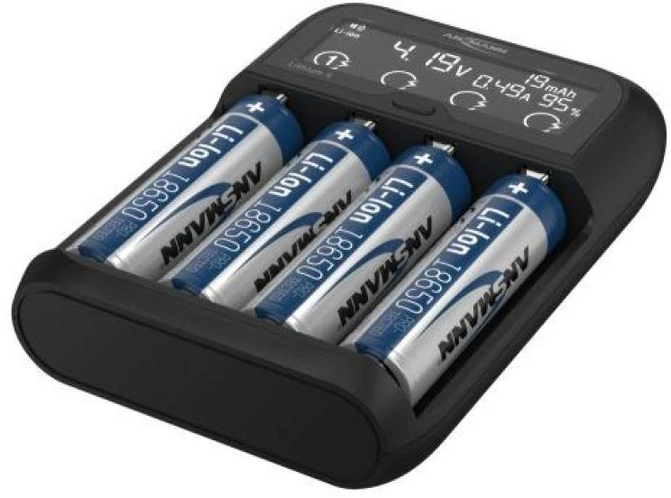 Ansmann Lithium 4 baterijų įkroviklis Akumuliatoriaus kroviklis DC