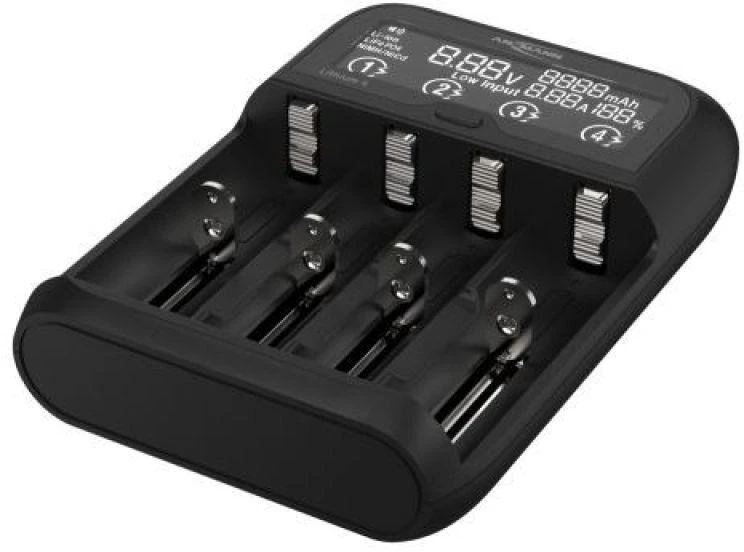Ansmann Lithium 4 baterijų įkroviklis Akumuliatoriaus kroviklis DC