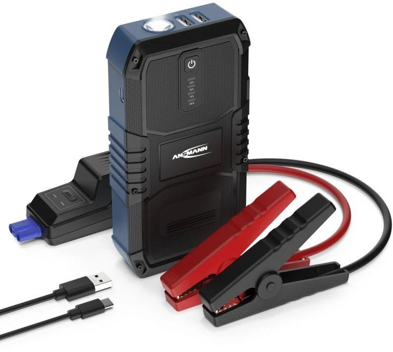 Išorinis akumuliatorius (Powerbank) su automobilio užvedimo funkcija 400A/1500A 37Wh USB-A 12W Jump Starter 10.0 ANSMANN