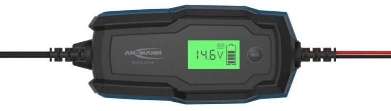 Ansmann 1001-0144 automobilio akumuliatoriaus įkroviklis 6 – 14 V Juoda