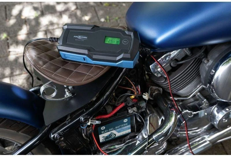 Ansmann 1001-0146 automobilio akumuliatoriaus įkroviklis 6 – 14 V Juoda
