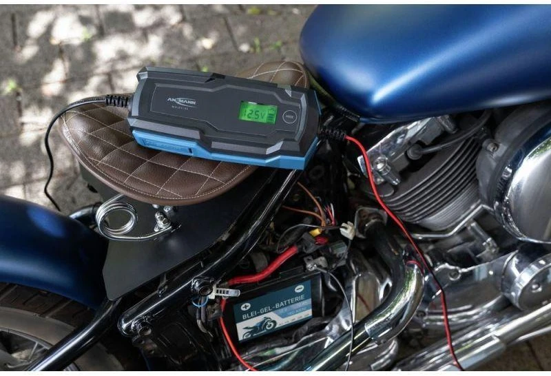 Ansmann 1001-0145 automobilio akumuliatoriaus įkroviklis 6 – 14 V Juoda