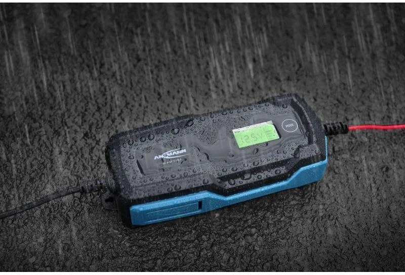 Ansmann 1001-0145 automobilio akumuliatoriaus įkroviklis 6 – 14 V Juoda