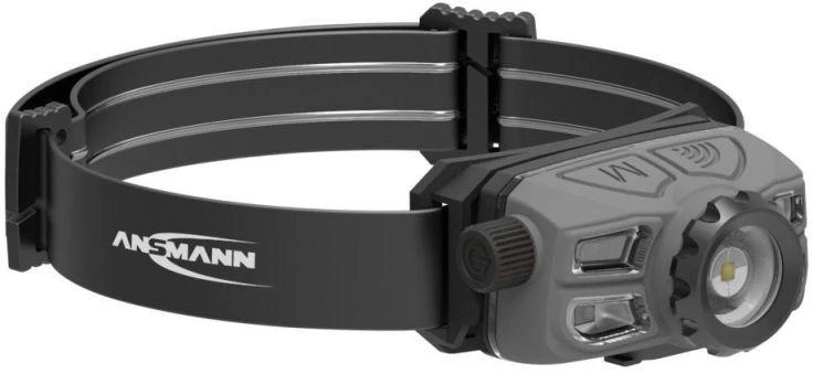 Ansmann HD450FRS Juoda, Pilka Ant galvos tvirtinamas žibintuvėlis LED