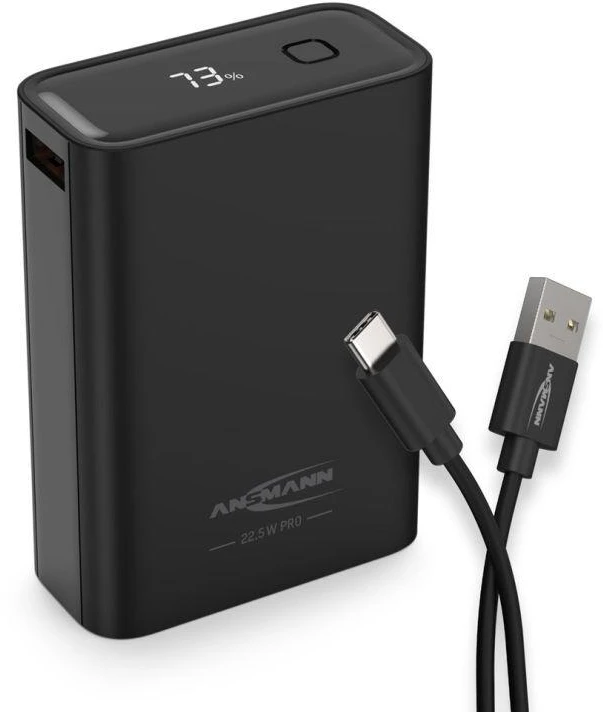 Ansmann PB222PD Ličio polimeras (LiPo) 20000 mAh Juoda