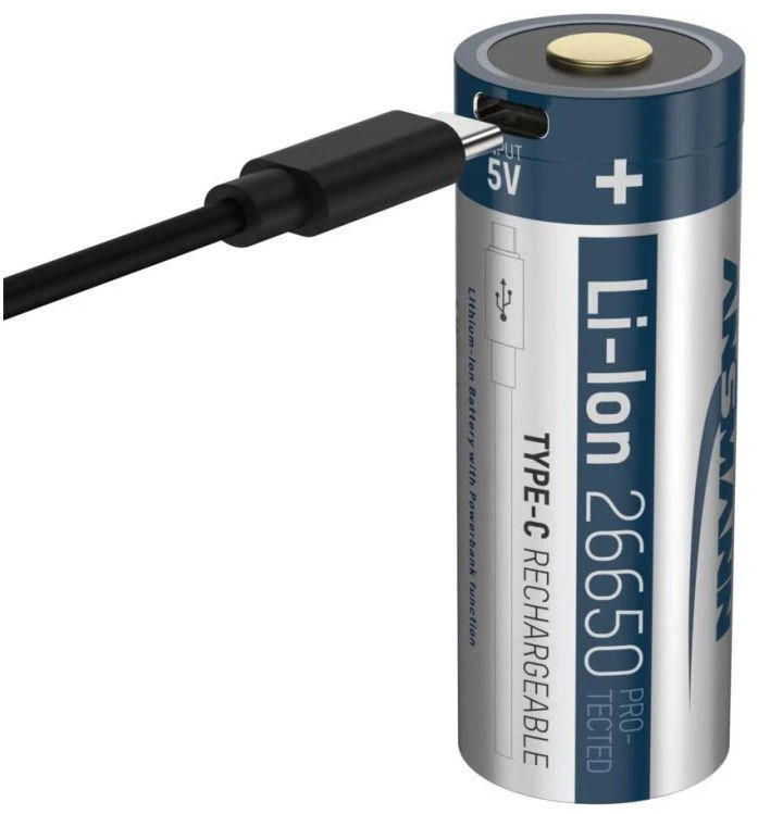 Ansmann Pro 3000R Juoda Rankinis žibintuvėlis LED
