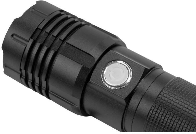 Ansmann Pro 3000R Juoda Rankinis žibintuvėlis LED