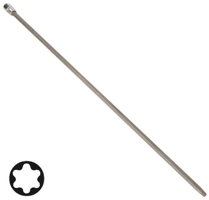ANTGALIO LIZDAS | ILGIS 400 MM | 6,3 MM (1/4") KVADRATINĖ JUNGTIS | T-STAR (TORX) T30 (4202)