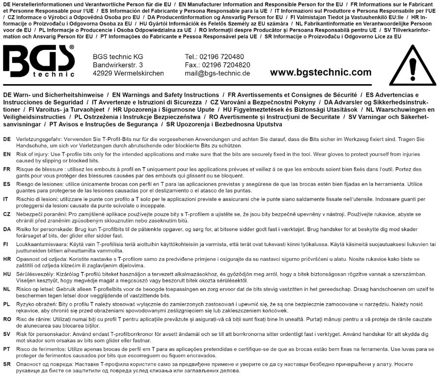 ANTGALIS | ILGIS 25 MM | 6,3 MM (1/4") SUKIMO KVADRATAS | APSAUGOTAS NUO PAKEITIMO T-STAR (TORX) T27 (2443)