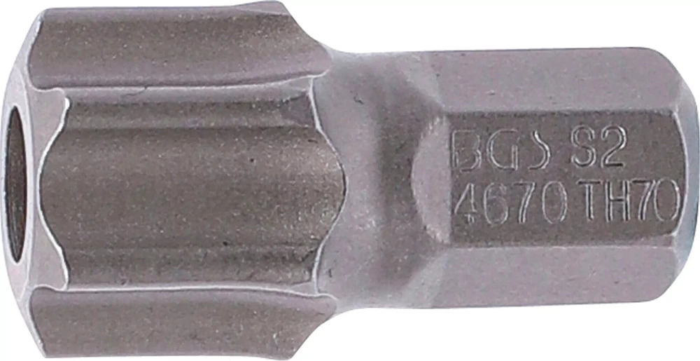 ANTGALIS | ILGIS 30 MM | 10 MM (3/8") SUJUNGIMAS | APSAUGOTAS NUO PAKEITIMO T-STAR (TORX) T70 (4670)
