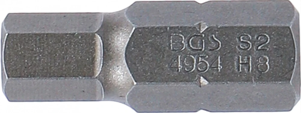 BGS ANTGALIS | ILGIS 30 MM | 10 MM (3/8") SUKIMO KVADRATAS | VIDINIS ŠEŠIAKAMPIS 8 MM (4954)