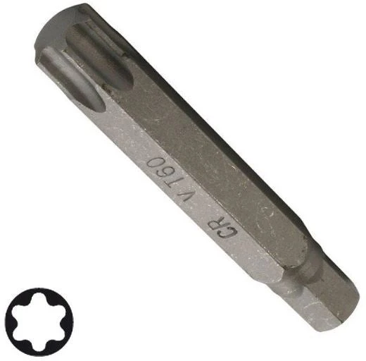 ANTGALIS | ILGIS 75 MM | 10 MM TVIRTINIMAS | T-STAR (TORX) T60 (4576)