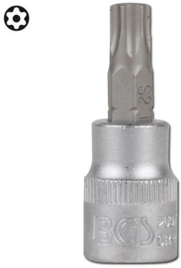 ANTGALVUTIS | 10 MM (3/8") KVADRATINĖ JUNGTIS | APSAUGOTAS NUO ATSUKIMO „T-STAR“ (TORX) T55 (2599)