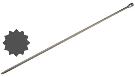 ANTGALVUTIS | ILGIS 800 MM | 12,5 MM (1/2") KVADRATINĖ JUNGTIS | SPLAININIS (XZN) M12 | SKIRTAS VAG (4229)