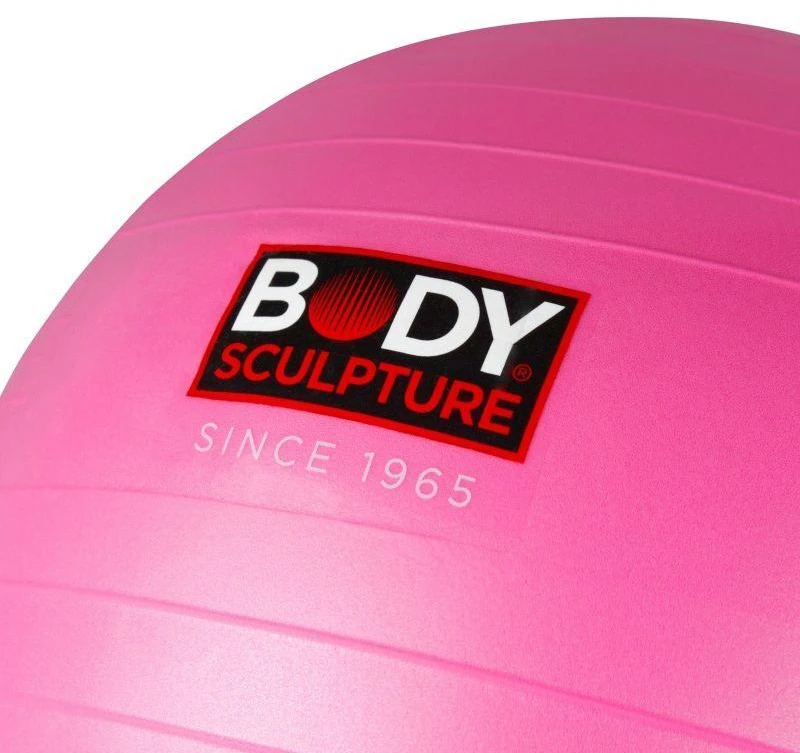 Gimnastikos kamuolys ANTI-BURST BB 001, 56 cm, Rožinis
