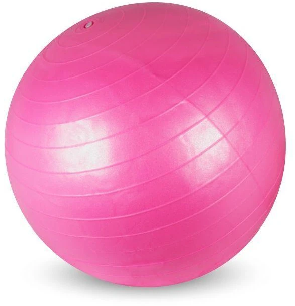 Gimnastikos kamuolys ANTI-BURST BB 001, 56 cm, Rožinis