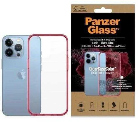 Panzer Glass PanzerGlass Clearantibacterial Military Grade certified Apple iPhone 13 Pro - dėklas telefonui skaidrus ir rožinės spalvos