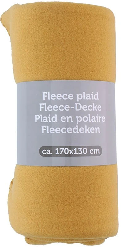 Other Brand Fleece blanket 170x130 (Oranžinis)
