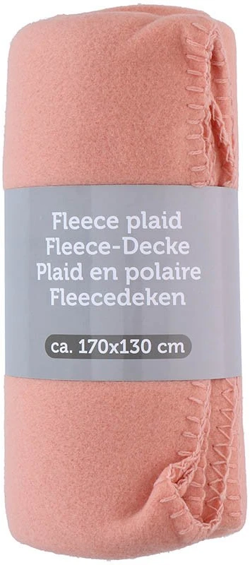 Other Brand Kito prekės ženklo flisinė antklodė 170x130 (koralų spalvos)
