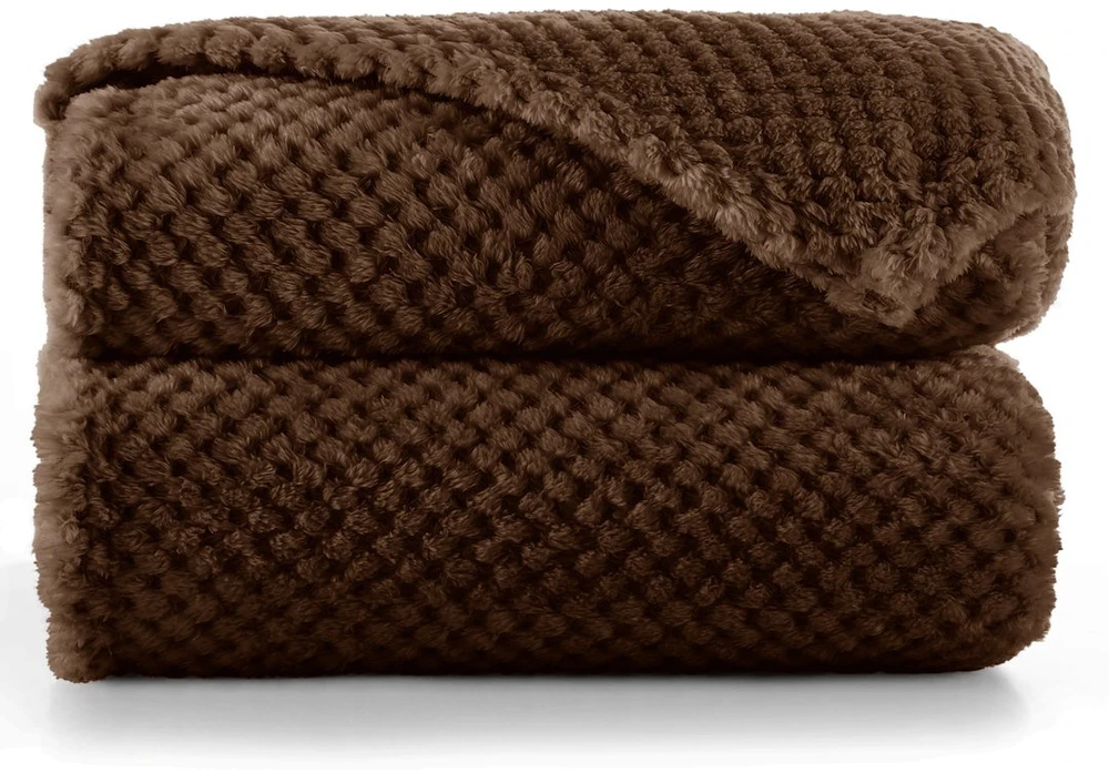 Antklodė DecoKing HENRY, ruda, 70 x 150 cm