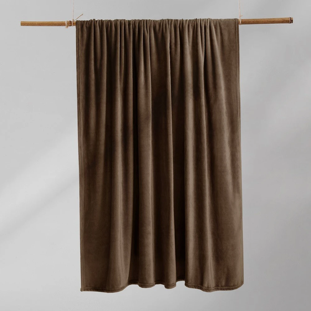 Antklodė DecoKing MIC, ruda 160 x 210 cm