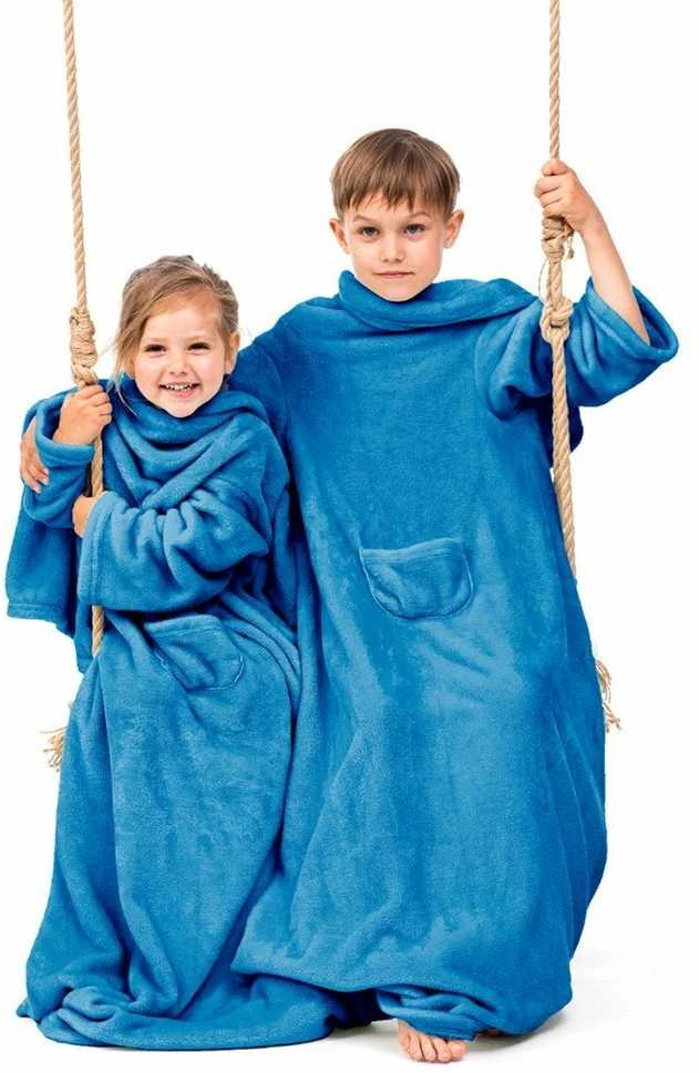 DecoKing Antklodė vaikams, tamsiai mėlyna (90×105 cm) — LAZYKIDS INDIGO