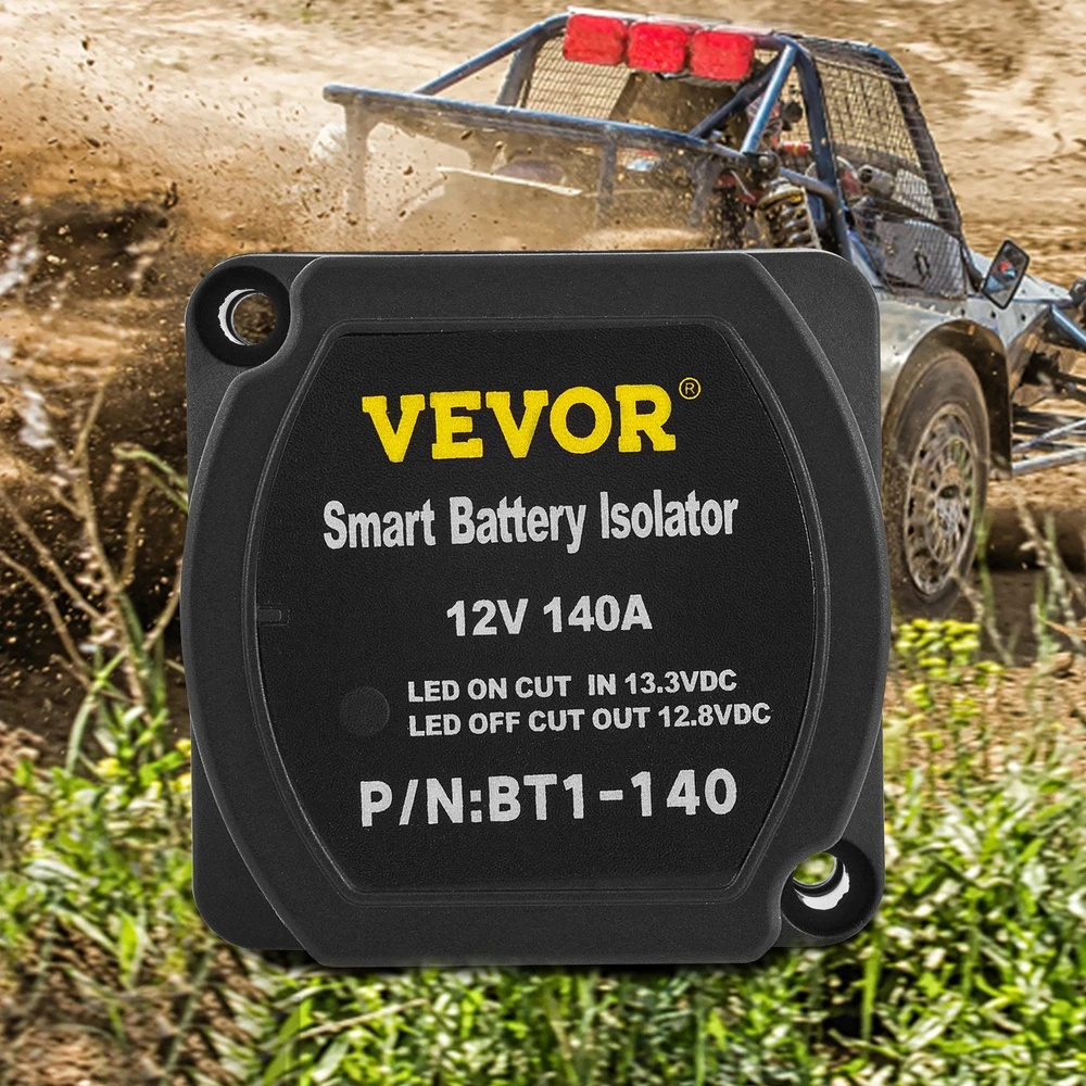 VEVOR Automatinis akumuliatorių izoliatorius 12V 140AMP