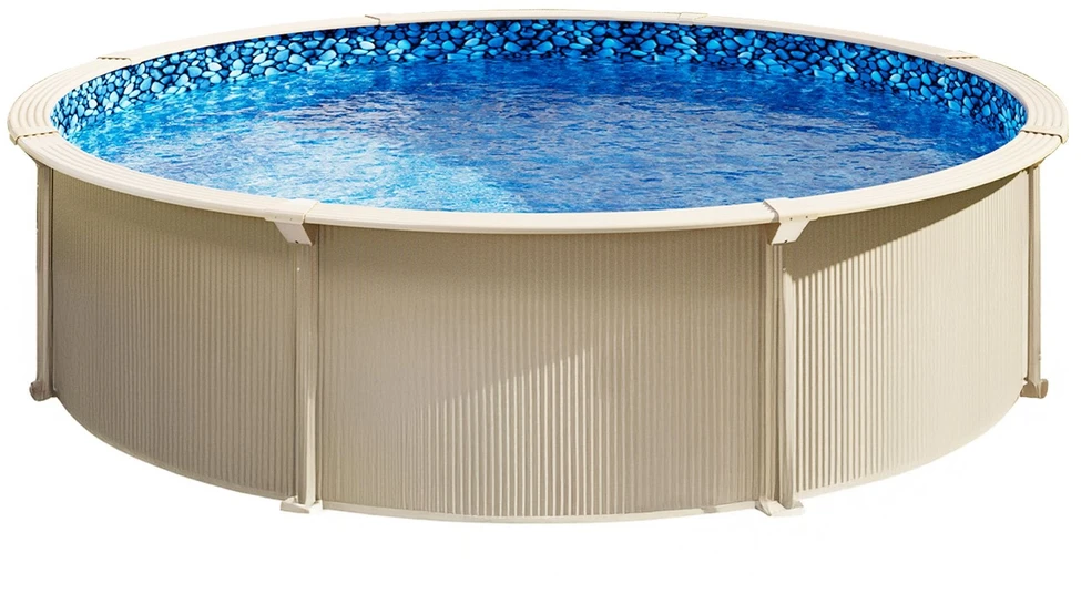 VEVOR Apvali baseino plėvelė 732 cm, užklojama