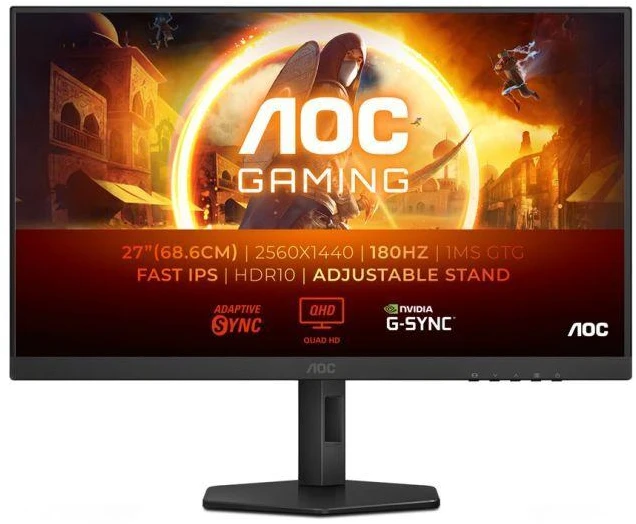AOC G4 Q27G4XF 27" Quad HD 2560x1440 LED kompiuterinis monitorius