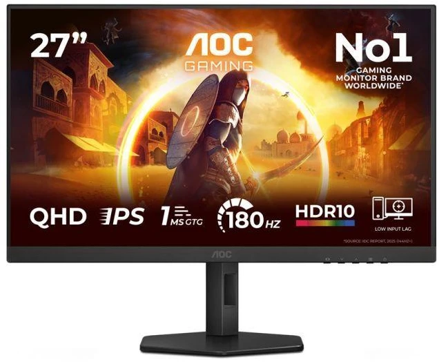 AOC G4 Q27G4XF 27" Quad HD 2560x1440 LED kompiuterinis monitorius