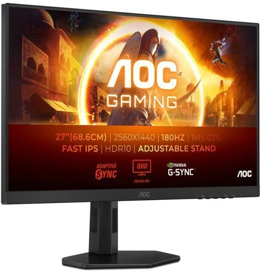 AOC G4 Q27G4XF 27" Quad HD 2560x1440 LED kompiuterinis monitorius