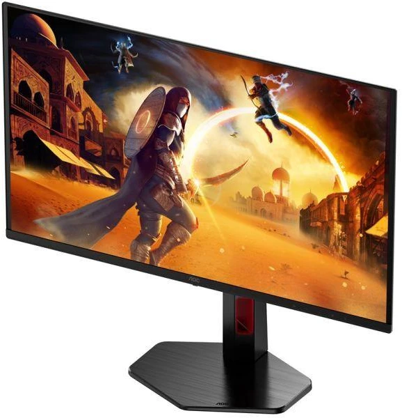 AOC G4 Q27G4ZDR kompiuterio monitorius 67,3 cm (26,5") 2560 x 1440 px Quad HD QD-OLED juodas, raudonas