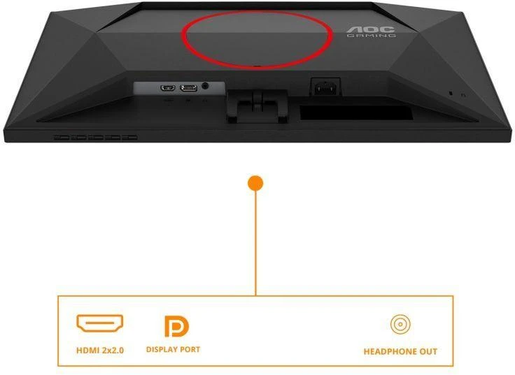 AOC LED monitorius 23.8" 24G4HRE 200Hz