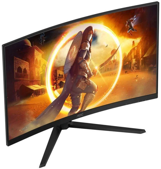 Žaidimų monitorius AOC CQ32G4VE, 31.5",Curved/ VA panel/ QHD(2560x1440), /180 Hz/ 0.5 ms, HDR10, FreeSync Premium HDMI, DisplayPort