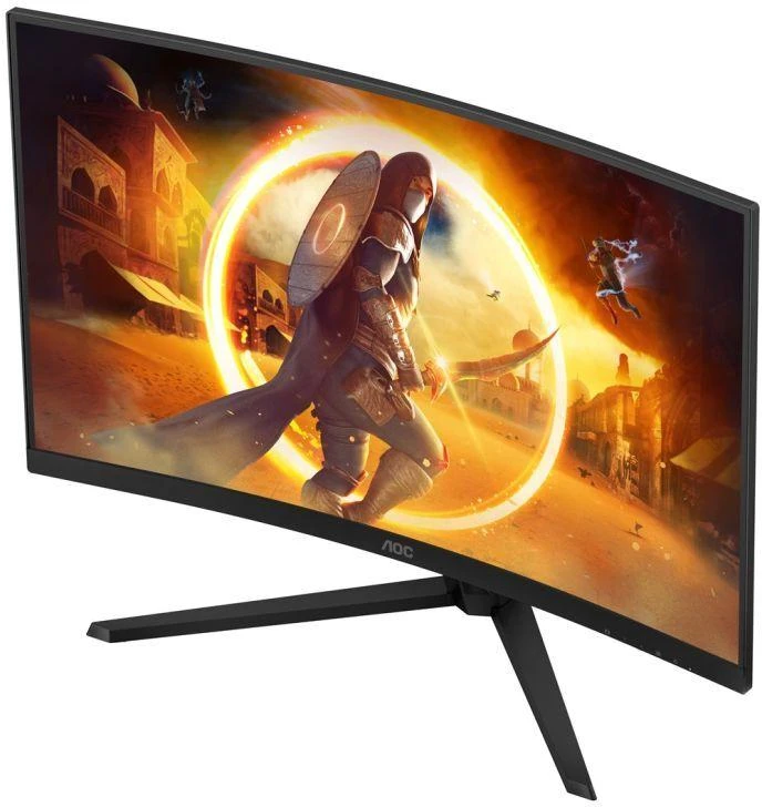 Žaidimų monitorius AOC CQ32G4VE, 31.5",Curved/ VA panel/ QHD(2560x1440), /180 Hz/ 0.5 ms, HDR10, FreeSync Premium HDMI, DisplayPort
