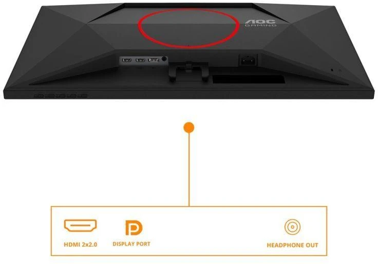 Ausinės AOC monitorius, modelis 27G4HRE