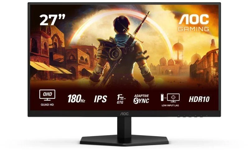 AOC Q27G42XE Monitorius 27" IPS QHD 180Hz 1ms 2560x1440 2x HDMI Juodas