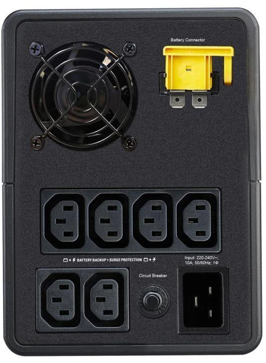 Ausinės APC Easy BVX2200LI linijinis interaktyvus nepertraukiamo maitinimo šaltinis (UPS), 2,2 kVA, 1200 W, 6x tinklo lizdai