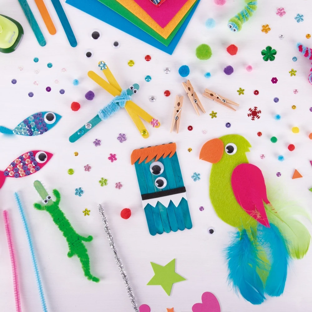Apli Kids APLI Didysis kūrybinis rinkinys „Crafty Box“ (750+ d.)