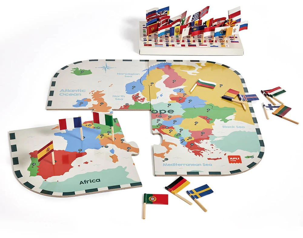 APLI Kids Dėlionė - Europos vėliavos